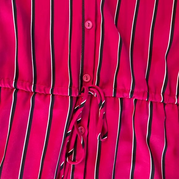 Button Down Striped Dress - Picture 3 of 7